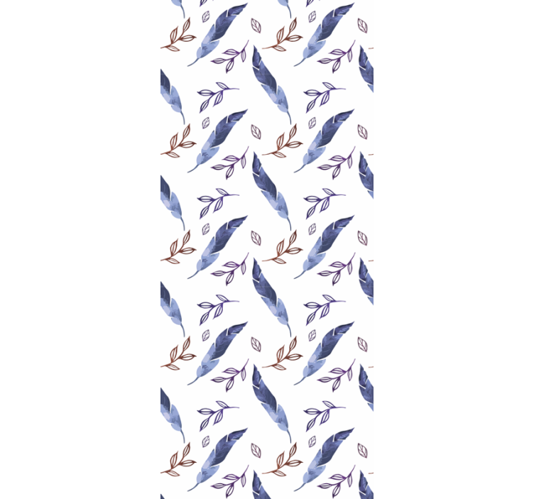 Elegáns absztrakt akvarell toll tapéta - TenStickers