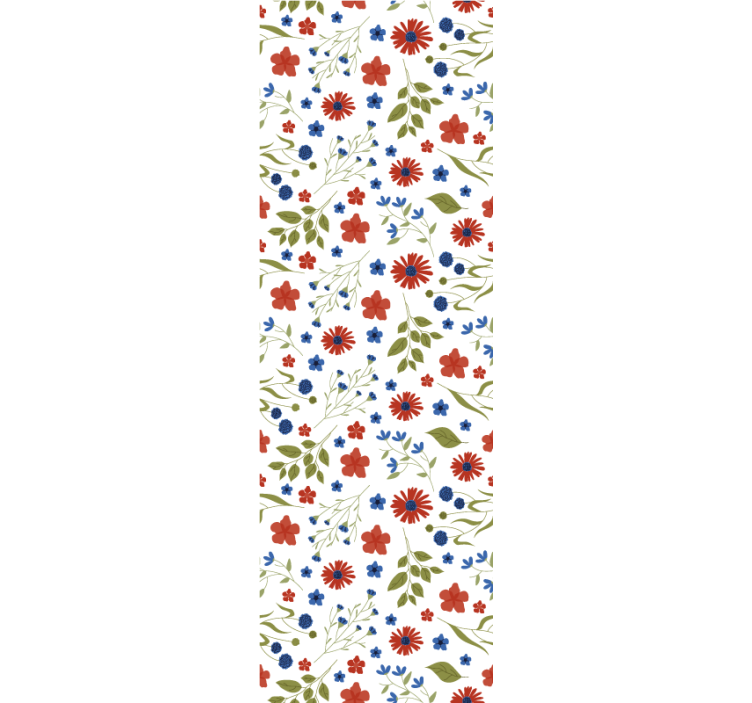 Virágmotívum részlet Tapéta Virágok - TenStickers