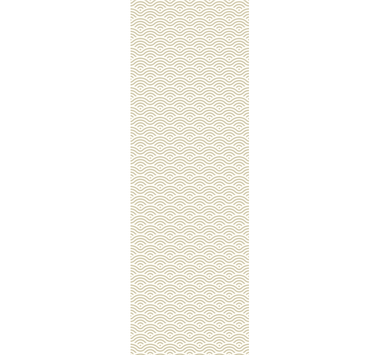 Geometriai hullám minta Tapéta Díszítő - TenStickers