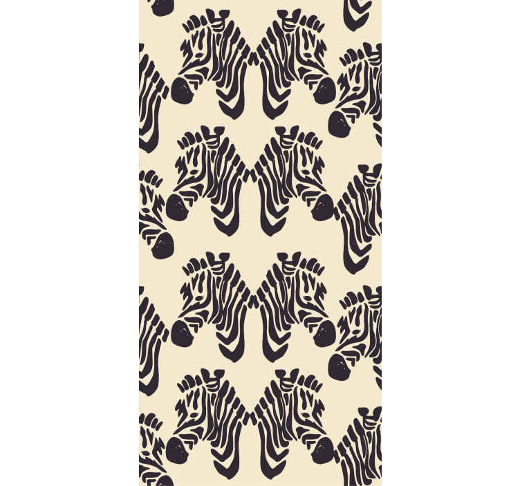 Zebra mintás tervezés Zebra Tapéta - TenStickers