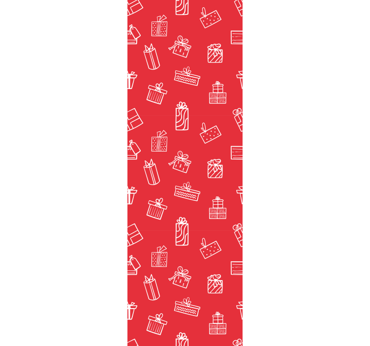 Ajándék minta motívum Tapéta Karácsony - TenStickers