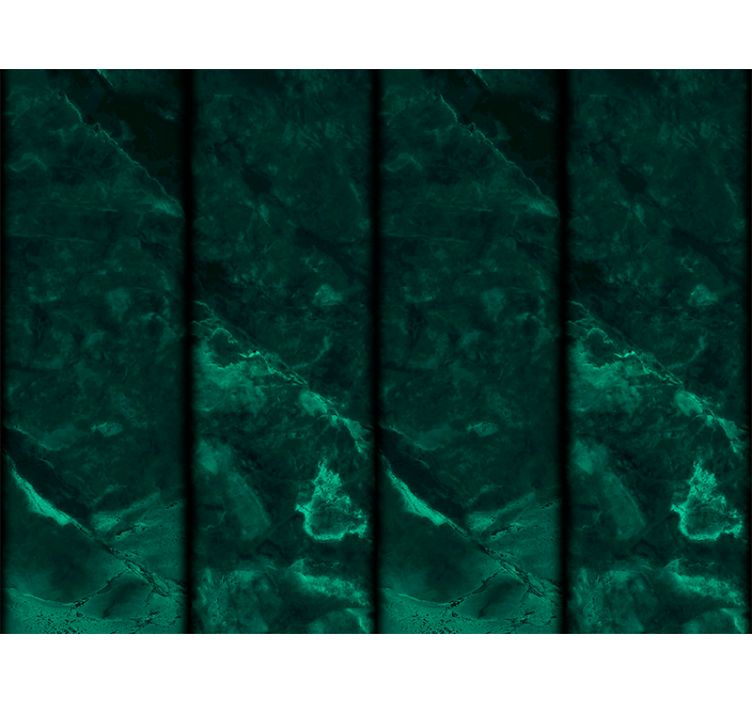 Fekete-zöld márvány hatású fürdőszobai tapéta - TenStickers