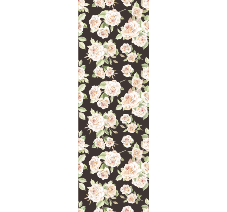 Virágzó rózsák Tapéta Virágok - TenStickers