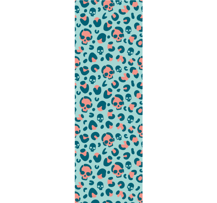 Koponyák minta Tapéta halloween - TenStickers