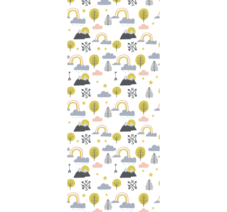 Játékos természeti jelenet Gyerekszoba tapéta - TenStickers
