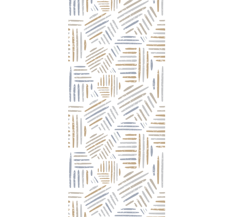 Absztrakt lineáris minta Tapéta Geometriai - TenStickers