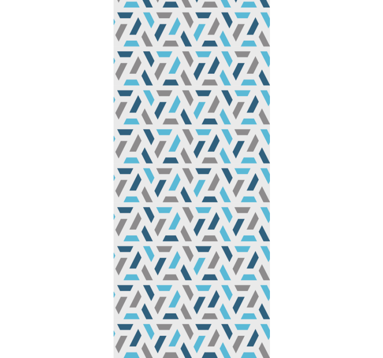 Absztrakt egymásba illeszkedő minták Tapéta Geometriai - TenStickers