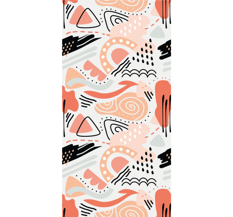 Absztrakt formák Tapéta absztrakt - TenStickers