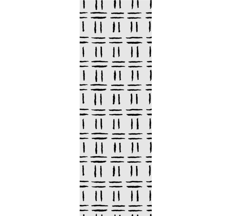 Rács tinta ecset minta esküvői tapéta - TenStickers