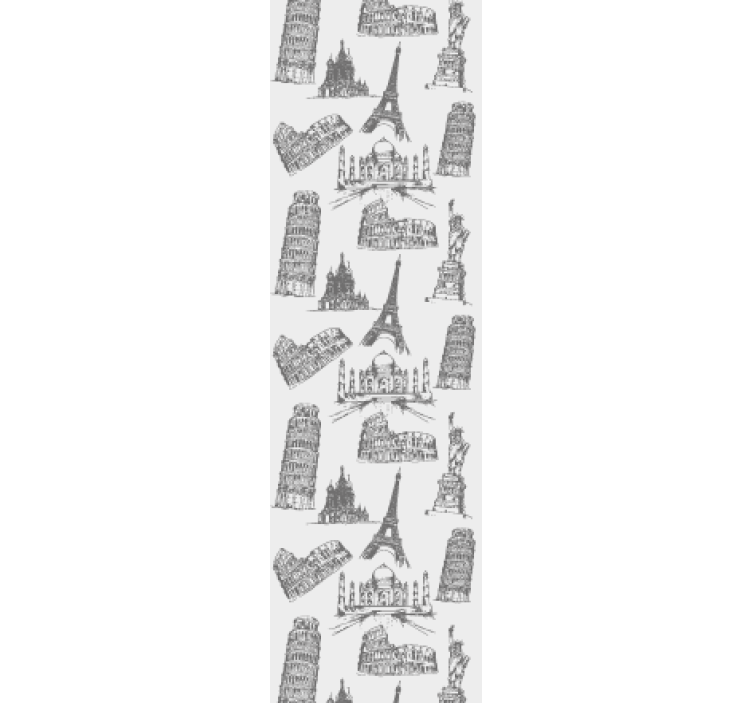 Leghíresebb műemlék minta Magyarország tapétaek - TenStickers