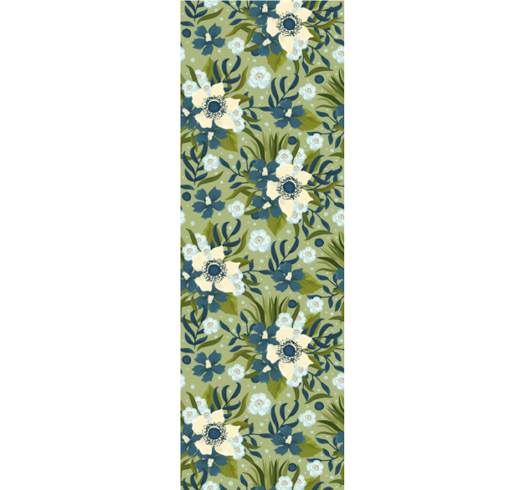 Virágos derű Tapéta Virágok - TenStickers