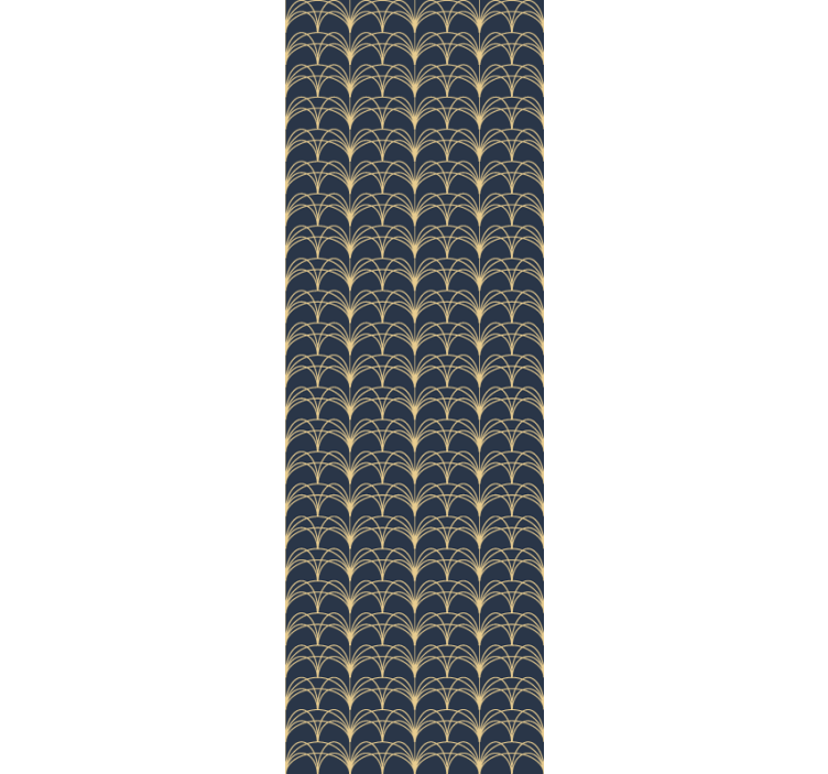 Modern art arany deco mintás négyzet alakú tapéta - TenStickers