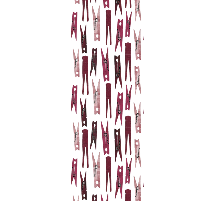 Szétszórt ruhacsipesz Tapéta Geometriai - TenStickers