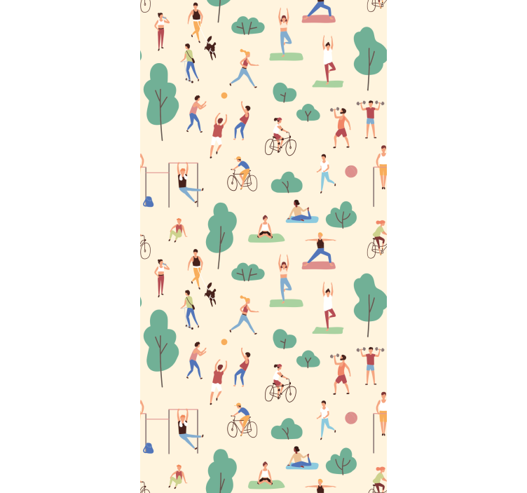 Szabadtéri tevékenységek Tapéta Természet - TenStickers