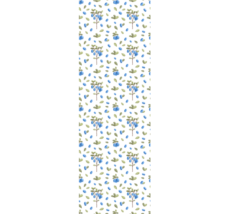 áfonya botanikai Tapéta Virágok - TenStickers