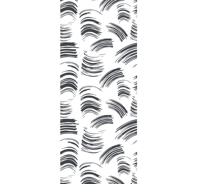 Dinamikus ecsetvonások 3D Tapétaek - TenStickers