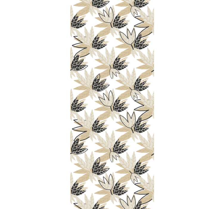 Leveles botanikai design Tapéta levelek - TenStickers