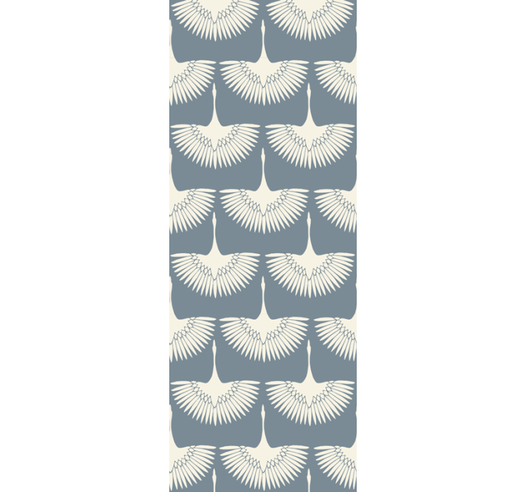 Elegáns madarak art deco stílusú tapétával - TenStickers