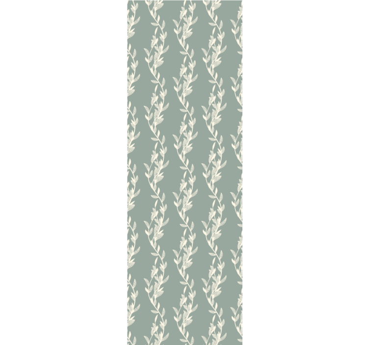 Provence-i stílusú levelek gallyakon levél tapéta - TenStickers