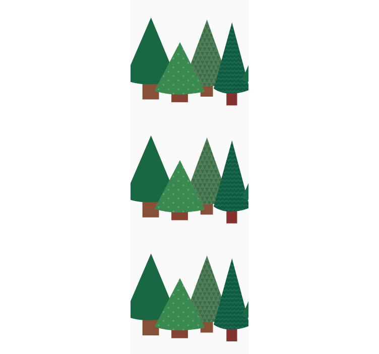 Fenyőtoboz örökzöldek Tapéta Karácsony - TenStickers