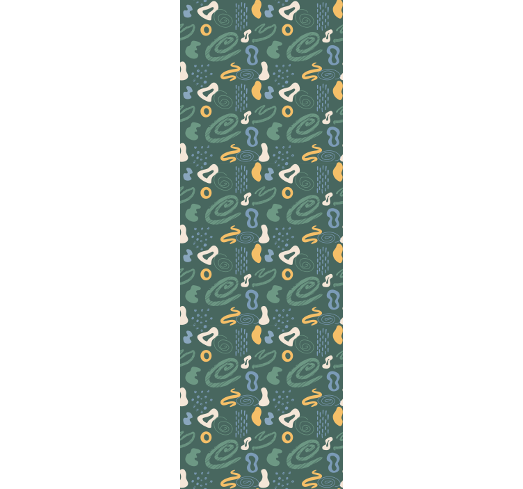 ívelt formák minta Tapéta Geometriai - TenStickers