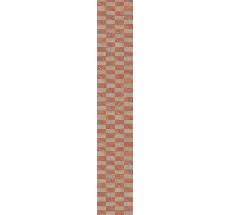 Geometrikus bézs csempe Konyhai tapéta - TenStickers