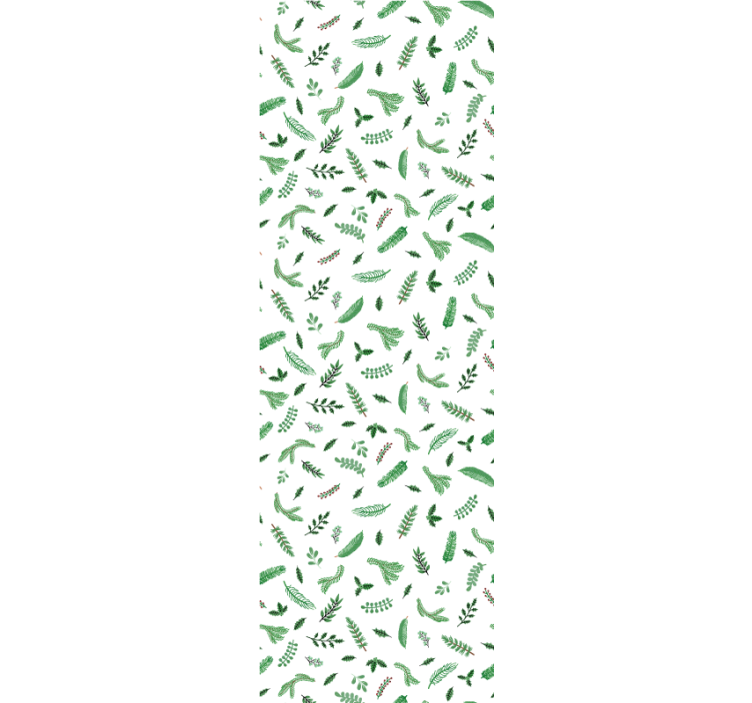 ünnepi levélminták Tapéta Karácsony - TenStickers