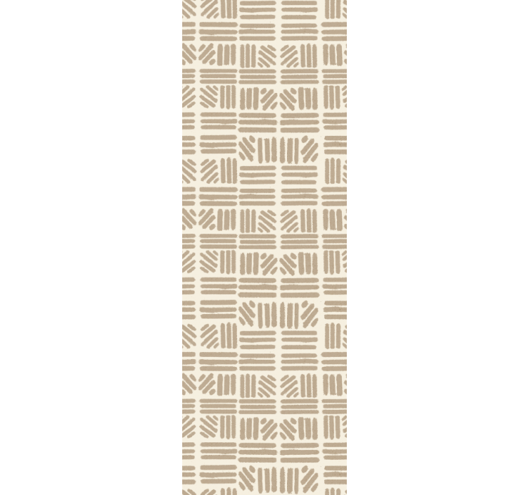 Kézzel készített vízszintes csíkos tapéta - TenStickers