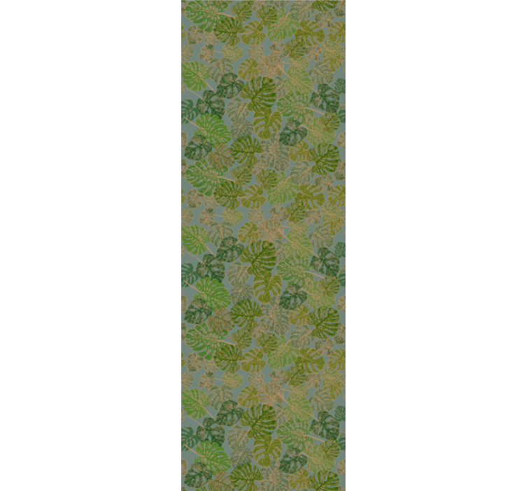 Japán minimalista monstera levelek tapéta - TenStickers