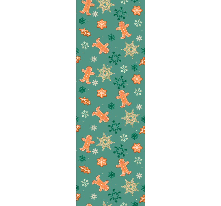 Karácsonyi mézeskalács karácsonyi tapéta - TenStickers