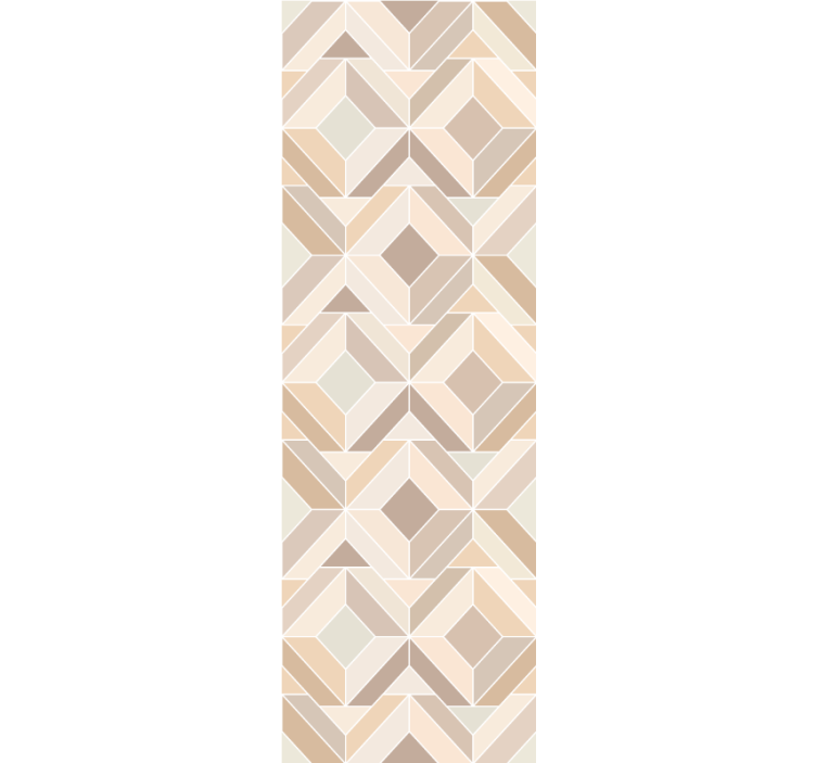 Beige rétegelt formák geometrikus tapéta - TenStickers
