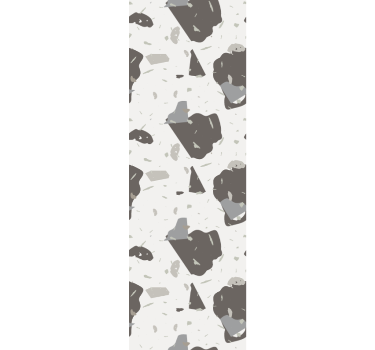 Absztrakt szürke formák Strukturális minták - TenStickers