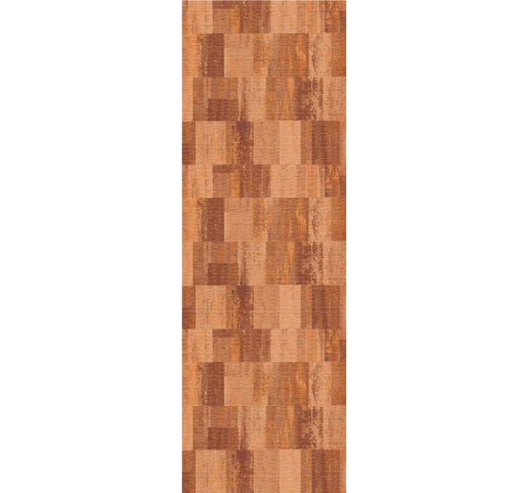 Terrakotta négyzet mintás tapéta - TenStickers