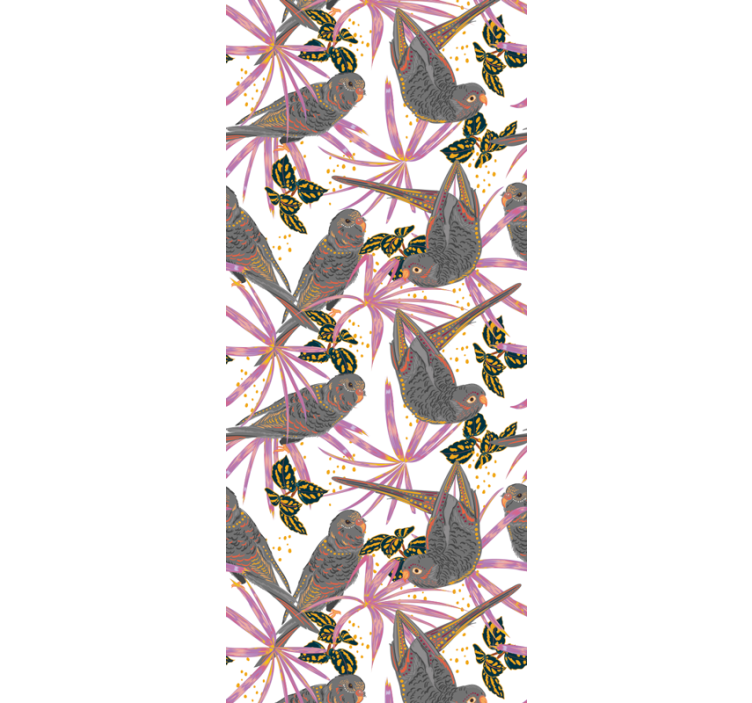 Színes levelek Tapéta madarak magyarország - TenStickers