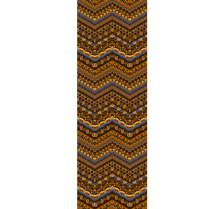 Törzsi mintás afrikai stílusú absztrakt tapéta - TenStickers