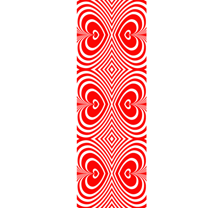 Szívmintás motívum Tapéta Geometriai - TenStickers