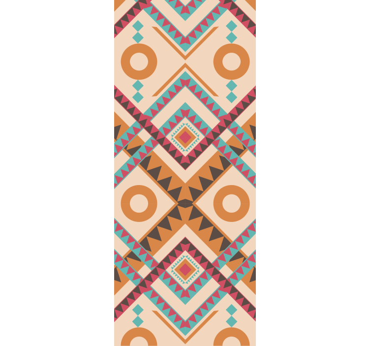 Tarka gyémánt mintás tapéta - TenStickers