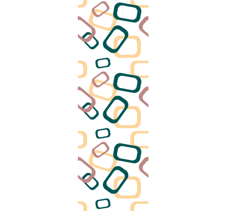 Absztrakt szabálytalan formák absztrakt tapéta - TenStickers