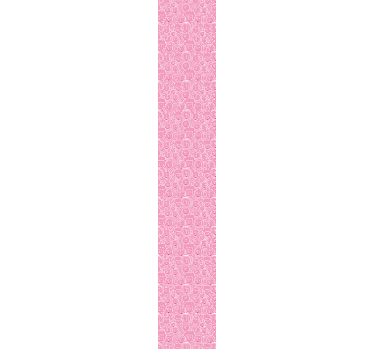 Lányok arcok művészeti tapéta - TenStickers