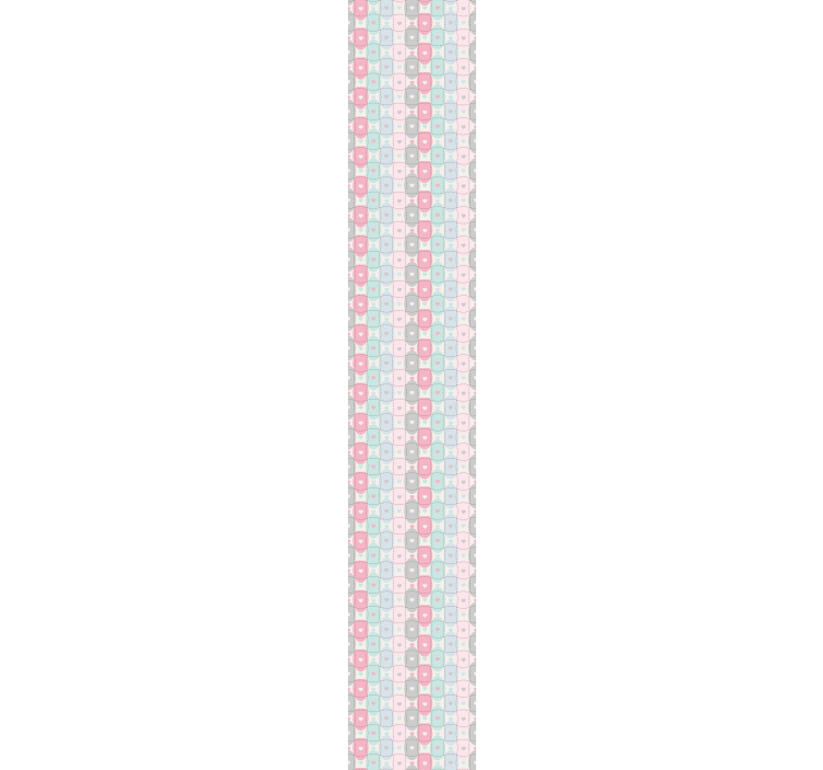 Patchwork szívek texturált tapéta - TenStickers