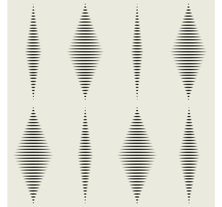 Rabaul ikat Geometrikus tapéta - TenStickers