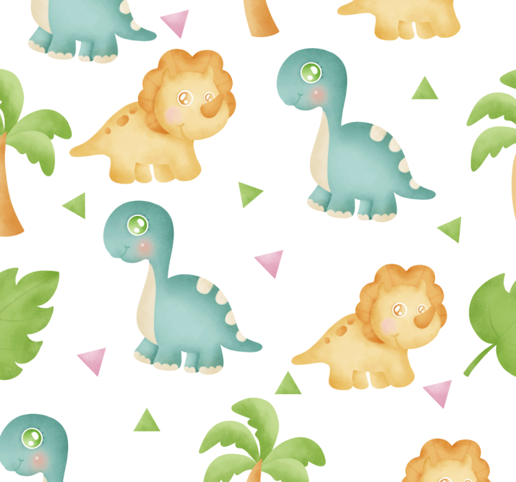 Dinoszaurusz játékidő Tapéta Dinoszauruszok - TenStickers
