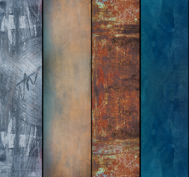 Téli táj absztrakt tapéta - TenStickers