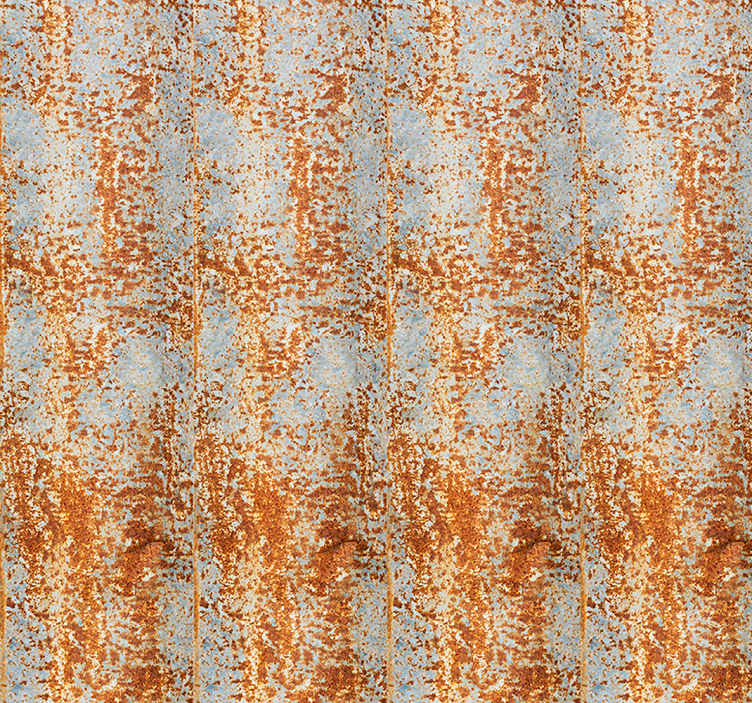 Rozsdás fémillúzió Tégla tapéta - TenStickers