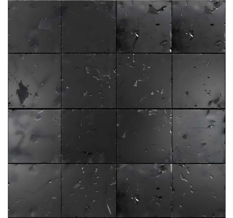 Fekete ipari stílusban Tapéta csempék - TenStickers