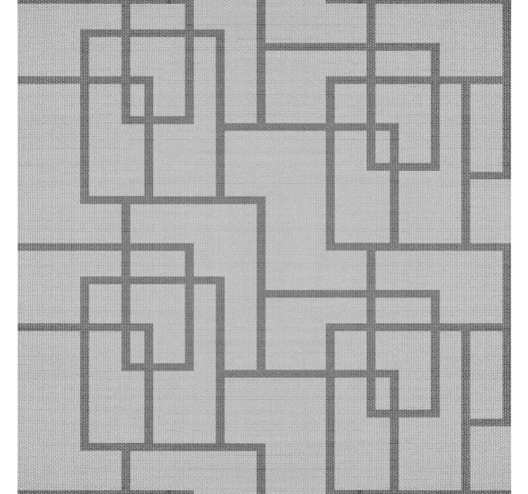 Szürke geometriai vonalak Tapéta Modern - TenStickers