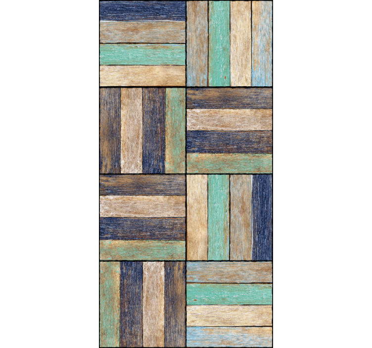 Színes vicces modern tapéta - TenStickers