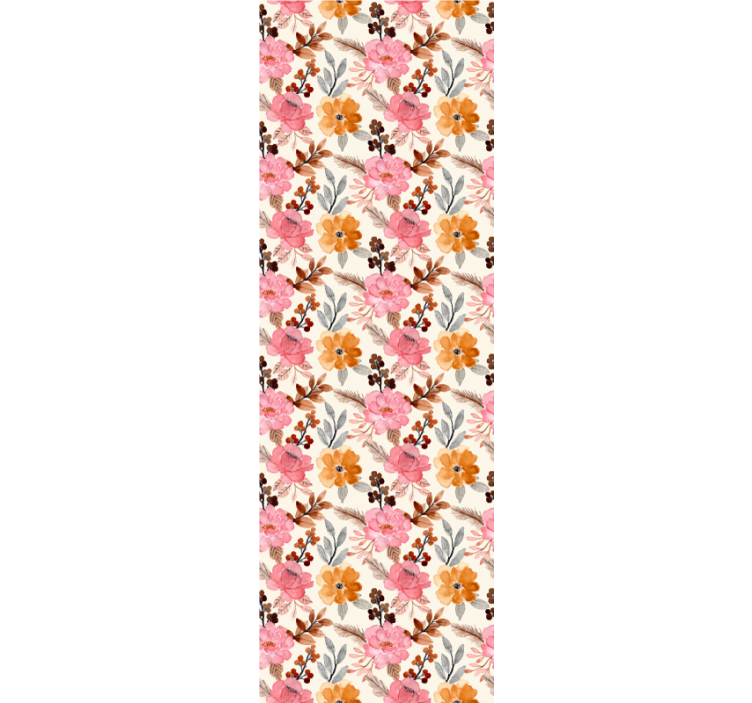 Akvarell virágok virág tapéta - TenStickers