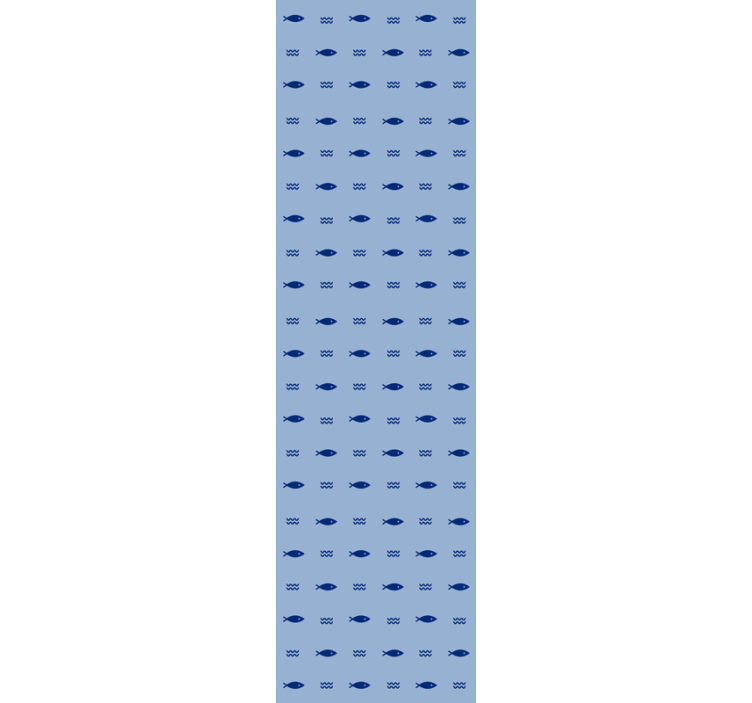 Minimális hal mintás állat tapéta - TenStickers