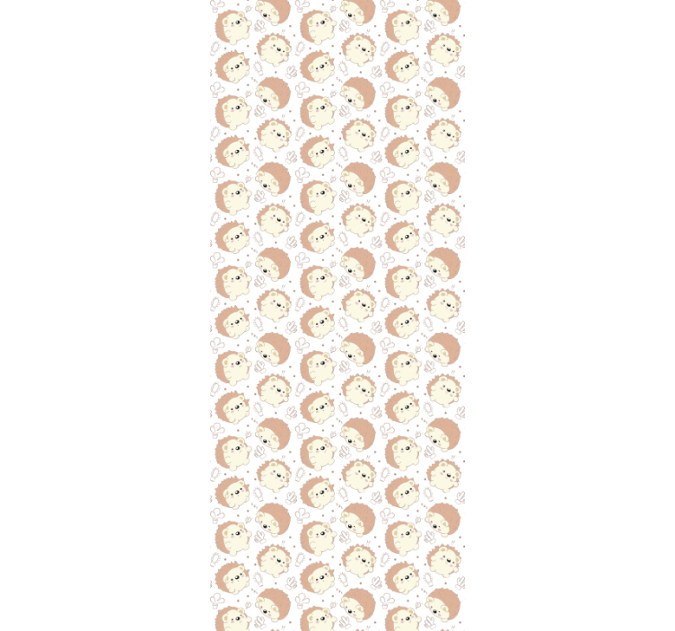 Sündisznó motívum Gyerekszoba tapéta - TenStickers